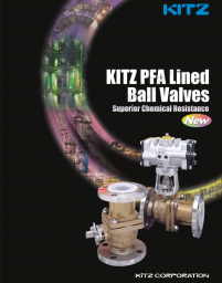 KITZ PFA Lined Ball Valves