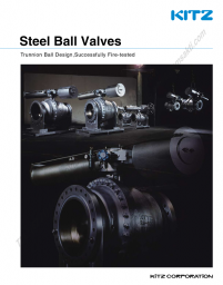 KITZ Stainless Steel / Carbon Steel Trunnion Mounted Ball Valves